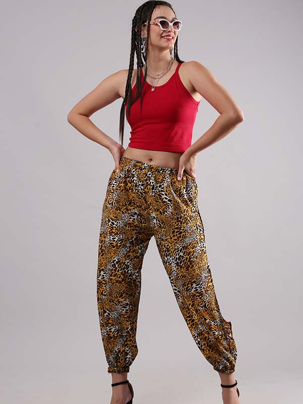 Odana's | MOON | Chic Women's Linen Harem Pants: Breezy Comfort&Style